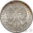 POLSKA - II RP - 5 ZŁOTYCH - 1933 - GŁOWA KOBIETY