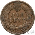 301. USA, 1 cent, 1908, Indianin