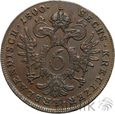 1188. Austria, 6 krajcarów, 1800 A, Franciszek II