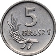 B513A. Polska, PRL, 5 groszy 1958, ciekawy rocznik