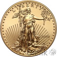 USA, 50 dolarów 2008, Amerykański orzeł, uncja złota