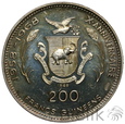 Gwinea, 200 franków 1969, John i Robert Kennedy