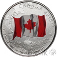 733. Kanada, 25 dolarów, 2015, Flaga Kanady