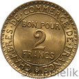 FRANCJA - 2 FRANKI - 1921