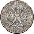 B268. Polska, IIRP, 10 złotych 1933, Głowa Kobiety, Warszawa