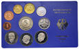 49. Niemcy, zestaw 10 monet od 1 feniga do 5 marek, 1979