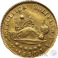 Boliwia, 1 escudo, 1832 PTS JL, Simon Bolivar
