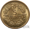 FRANCJA - 5 FRANKÓW - 1939