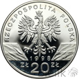 Polska,  20 złotych, 1998, Ropucha Paskówka