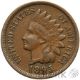 303. USA, 1 cent, 1895, Indianin