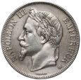 18.Francja, Napoleon III, 5 franków, 1868