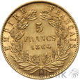 FRANCJA - 5 FRANKÓW - 1864 A - NAPOLEON III