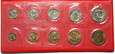 ZSRR, zestaw 10 monet od 1 kopiejki do 1 rubla + medal, 1974