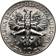 PRL, 10 złotych 1965, VII wieków Warszawy, Nikiel