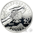  Polska, III RP, 20 złotych, 2001, Kopalnia soli w Wieliczce