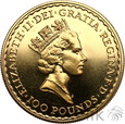 Wielka Brytania, 100 funtów 1993, Britannia, uncja złota