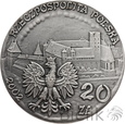 Polska, III RP, 20 złotych, 2002, Zamek w Malborku