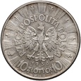 B267. Polska, IIRP, 10 złotych 1936, Piłsudski, Warszawa