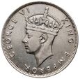 195. Rodezja Południowa, Jerzy VI, 1/2 korony 1940