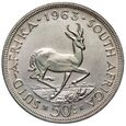 13.Afryka Południowa, 50 centów, 1963