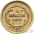 GWATEMALA - 4 REALES - 1860