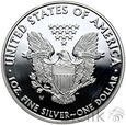 346. USA, 1 dolar, 2008, Amerykański srebrny orzeł, Fabulous 12