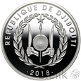 Dżibuti, 250 franków, 2018, Antylopa, seria  Fabulous 15 #23