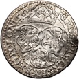 B574. Polska, Zygmunt III Waza, szóstak 1596, Malbork