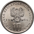 B561. Polska, PRL, 10 złotych 1984, Bolesław Prus