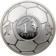 8. Polska, zestaw 2 replik 1 zł + 1 gr, 2008, Mistrzostwa Europy
