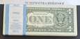 Banknoty jedno dolarowe 2021 r. Seria I - Paczka 100 szt -Minneapolis 