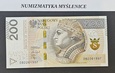 URODZINY ? 22 6 1997 r BANKNOT 200 ZŁ DB 2021 r Oryginał 