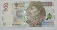 URODZINY 1984 8 02 ? BANKNOT 500 ZŁ AB 2016 r Oryginał St. 1/UNC-