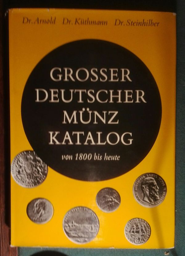 Niemcy  Dr.Arnold Grosser Deutscher Munz Katalog