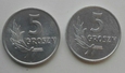 5 groszy 1961,1962 -2szt