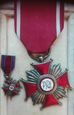 Srebrny Krzyz Zasługi PRL,z miniaturką.Stan I