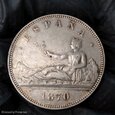 5 peset 1870, Hiszpania