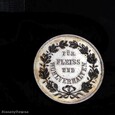 Stary medal Niemcy, LUSTRZANKA XIX wiek SREBRO