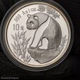 10 juanów 1993 Chiny PANDA UNCJA SREBRO