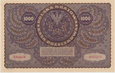 1000 marek 1919r. II serja W  st.1/-1 Piękny 