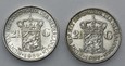 Holandia - ZESTAW - 2 1/2 Guldena 1937-1938 - 2 sztuki
