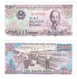 Banknot Wietnam 2000 Dong 1988 UNC