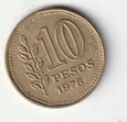 10 PESOS  1978