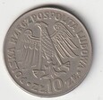 10  ZŁOTYCH 1964  NAPIS  WYPUKLY