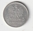 5  ZŁOTYCH 1928  ZE  ZNAKIEM