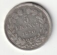 5 FRANCS 1870 K