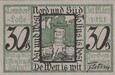 30 PFENNIG 1921