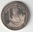 2 DOLLARS  1973  CAYMAN ISLANDS