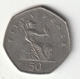 50 PENCE  1997