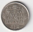 5  FRANCS 1936